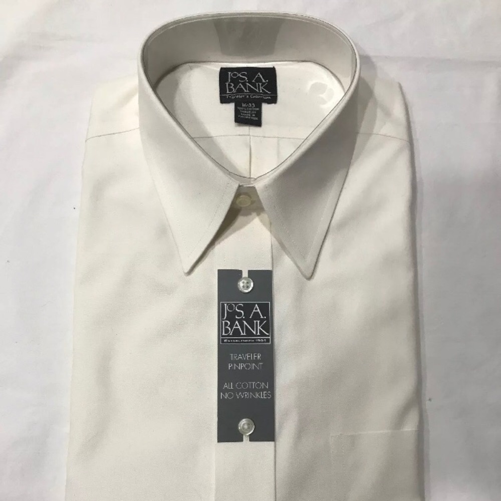 Jos A Bank 16-33 Traveler collection dress shirt